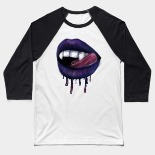 sexy vampire lips with tongue Baseball T-Shirt